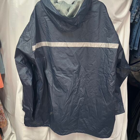 Charles River Men New Englander Rain Jacket Navy Blue 3XL Dot Safety Driven Logo - Picture 13 of 16